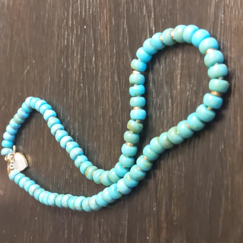 Stella & Dot Faux Turquoise Necklace - Picture 5 of 5